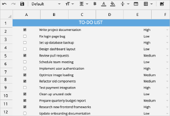 collaboration with Jspreadsheet