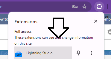 Lightning Studio Chrome Extension